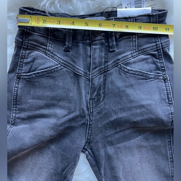 🆕 Kan Can Women's High Rise Flare Jeans Size 24/32 Charcoal Black Stretch Denim - Picture 9 of 12